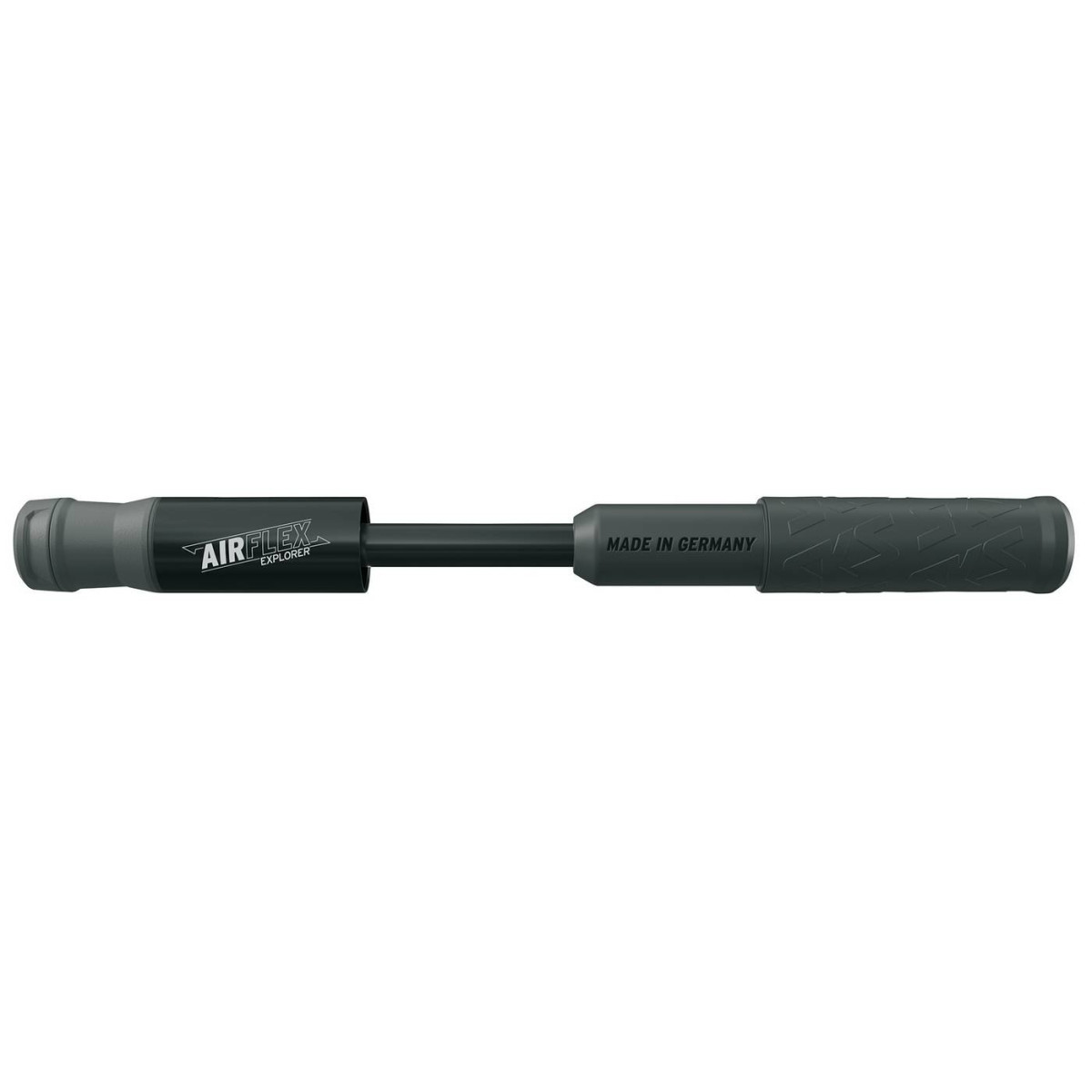 SKS Airflex Racer Mini Pump Presta Schrader Valve High-Pressure 115psi Silver 4002556942908